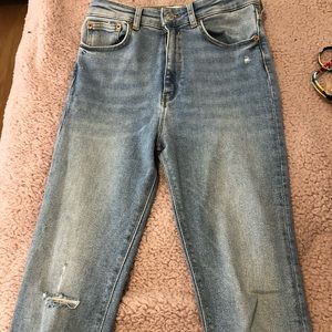 Zara slight rip Leans